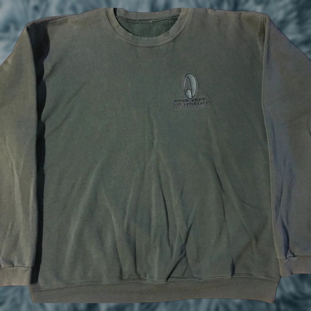 Vintage Vtg 90s Star Trek Experience Las Vegas Hilton faded Embroidered Sweatshirt XXL USA Hotel Wars Movie Size US XXL / EU 58 / 5 - 1 Thumbnail