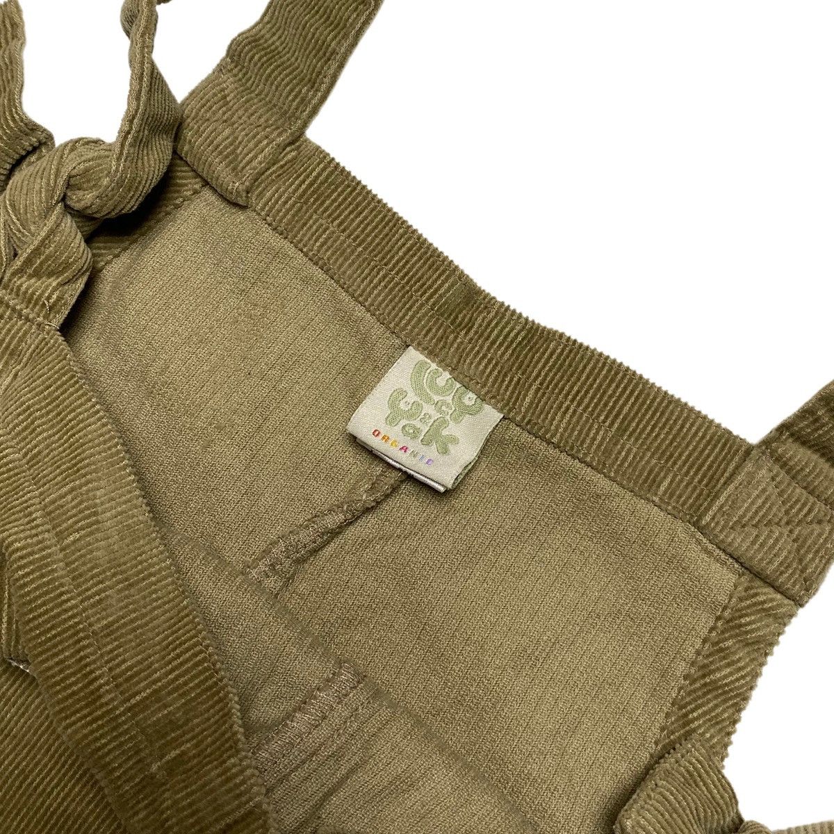 Vintage Lucy & Yak - Corduroy Dungarees Ligth Brown Overalls Size L / US 10 / IT 46 - 3 Thumbnail