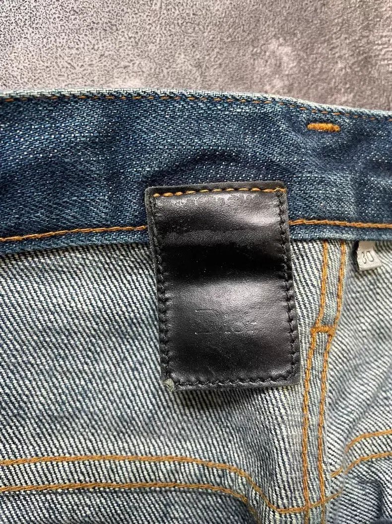 Dior Dior Dark Blue Washed Ghost Claw Distressed Denim Jeans Size US 30 / EU 46 - 3 Thumbnail