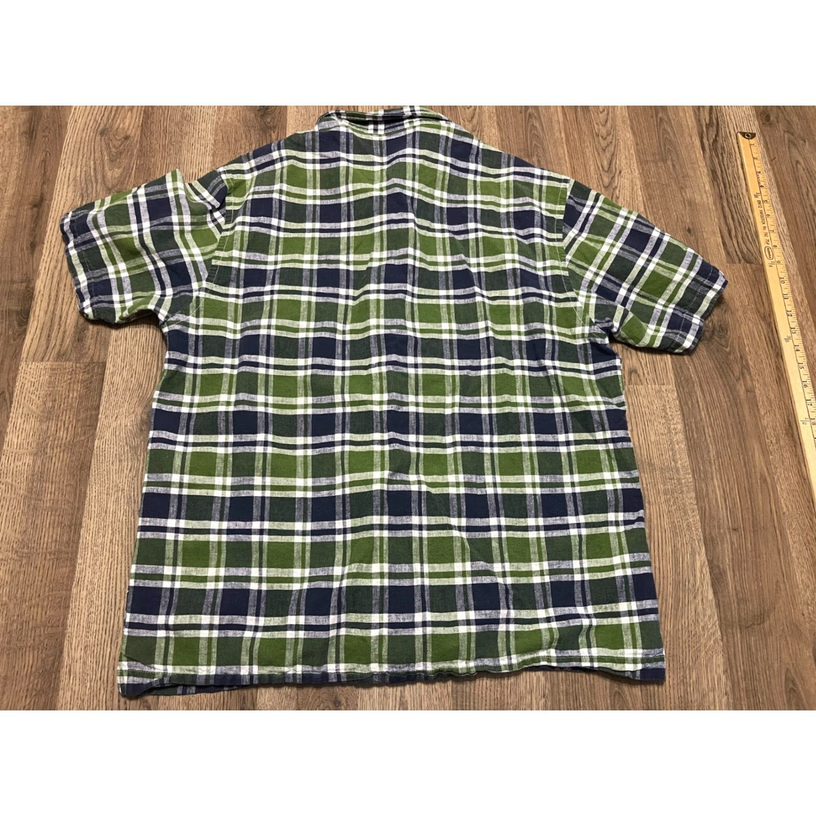 Old Navy Old Navy Shirt Mens L Plaid Button Up Long Sleeve Size US L / EU 52-54 / 3 - 2 Thumbnail