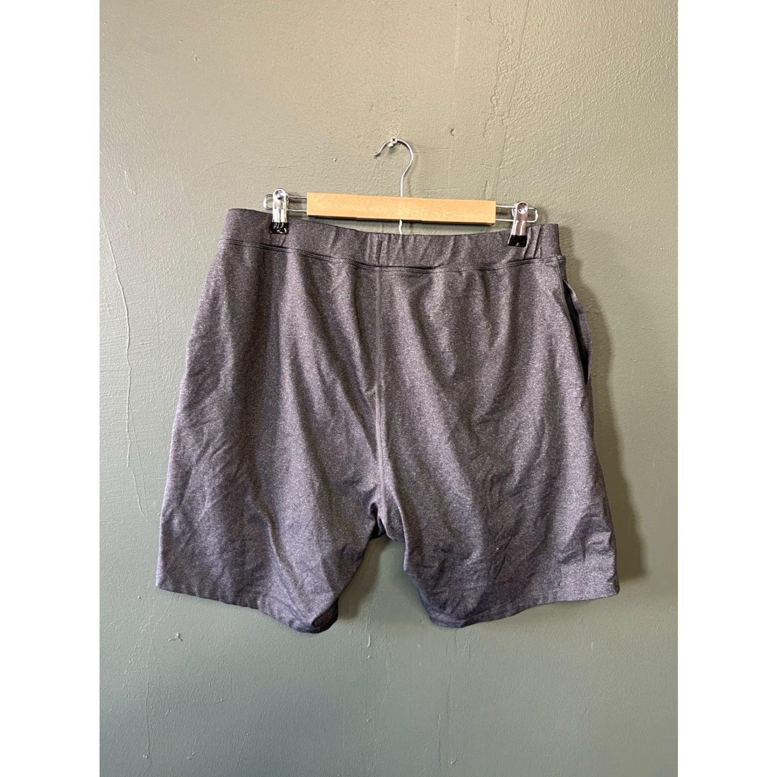 Vintage YOGA CROW Lined Athletic Shorts Men XL Gray Size US 33 - 2 Thumbnail