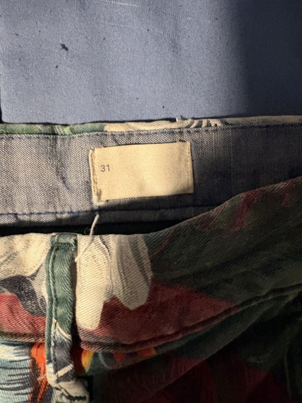 Gap Gap Men's Chino Shorts Floral Print Flat Front Casual Size US 31 - 4 Thumbnail