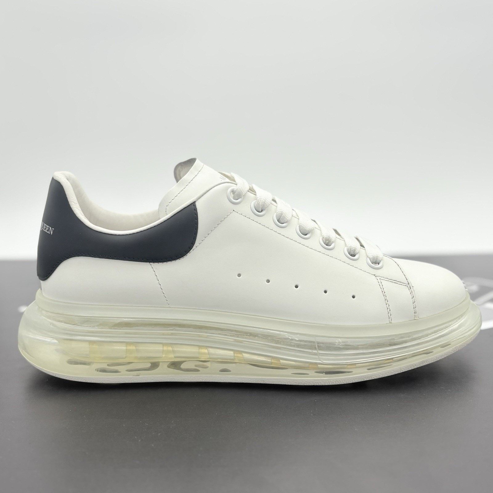 Alexander McQueen Alexander McQueen Clear Sole ' Black White ' | GOOD COND! Size US 11 / EU 44 - 2 Thumbnail
