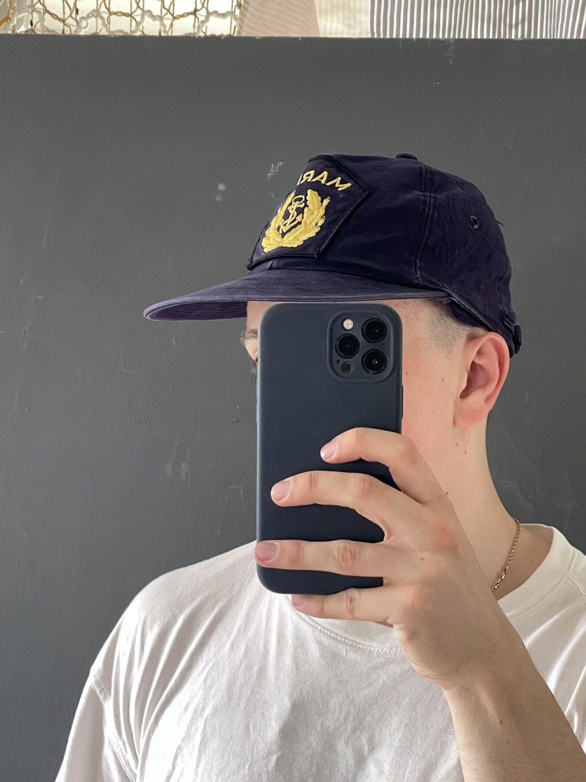 Vintage 80s/90s Vintage US Army Military Marine Embroidered Logo Cap Size ONE SIZE - 6 Thumbnail