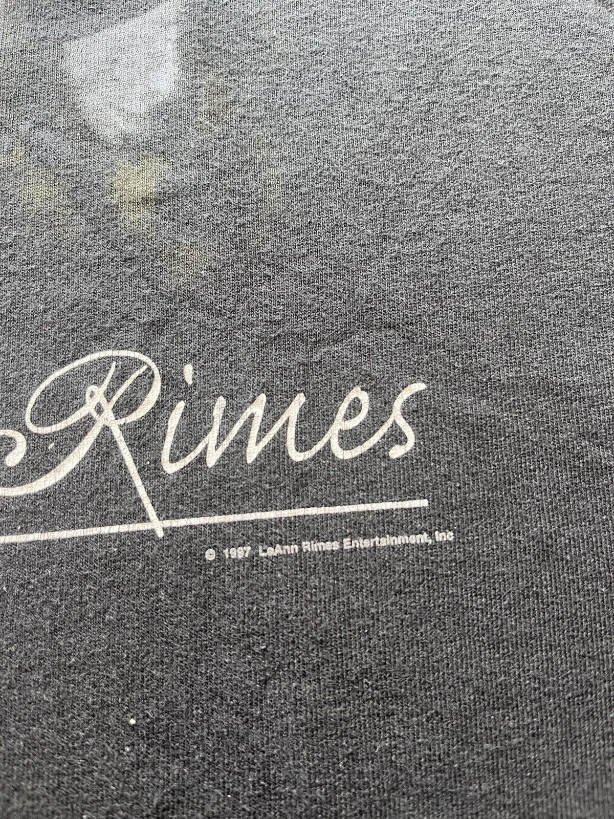 Vintage Vintage 1997 Leann Rimes Christian Rock Music Black T-shirt Size US XL / EU 56 / 4 - 5 Thumbnail