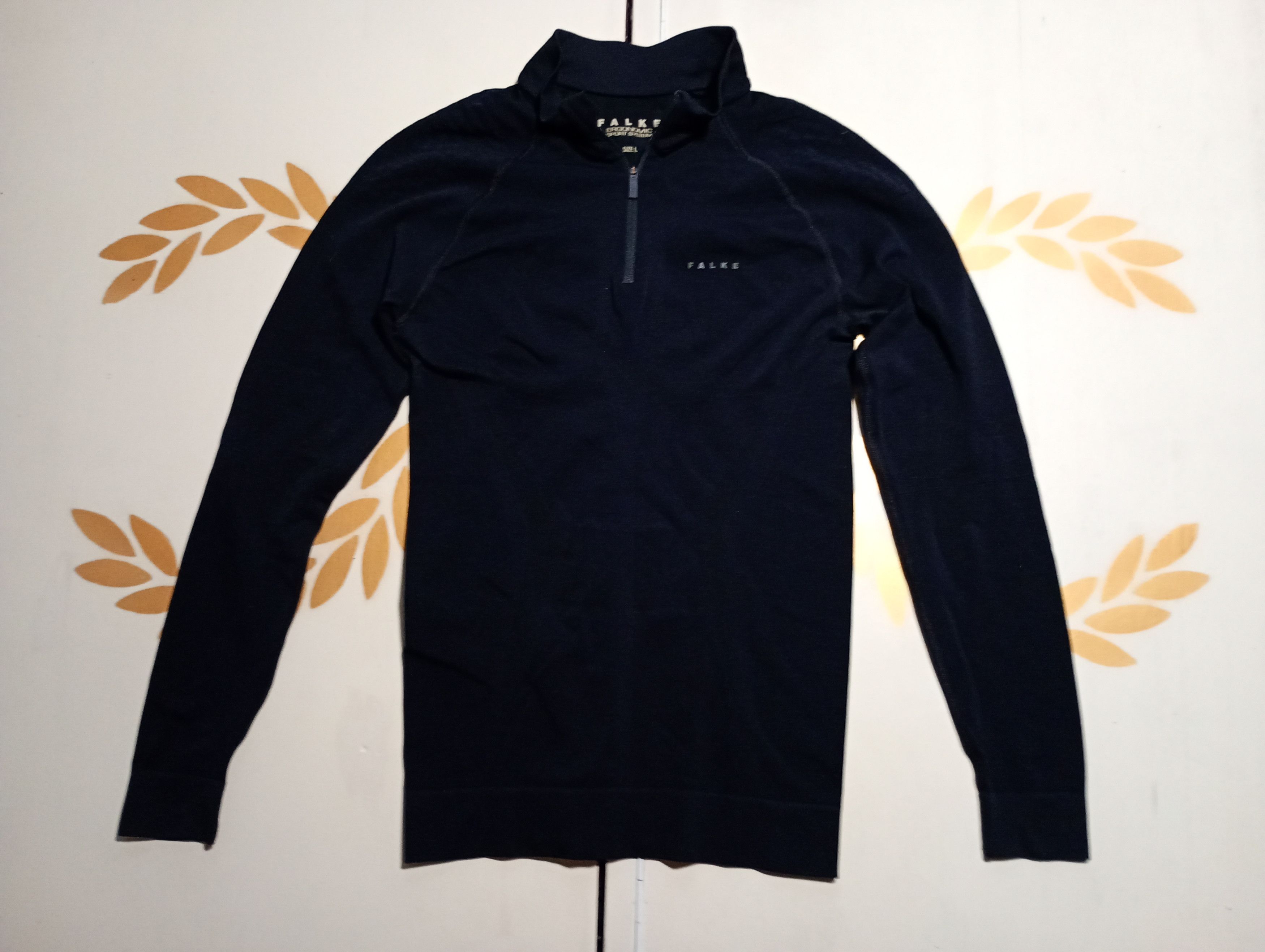 FALKE FALKE Ergonomic Sport System Maximum Stretch Half Zip Shirt Size US L / EU 52-54 / 3 - 2 Thumbnail