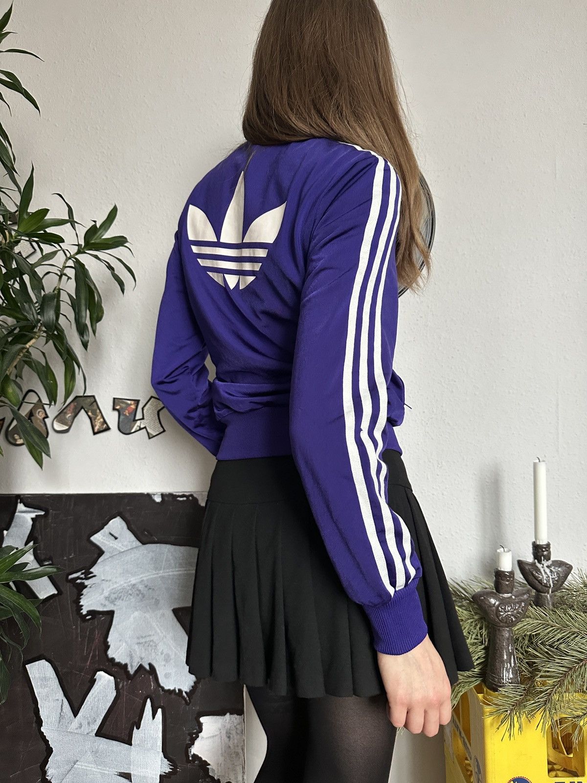 Adidas Adidas Vintage Track Jacket Coquette Block Core Size XS / US 0-2 / IT 36-38 - 5 Thumbnail