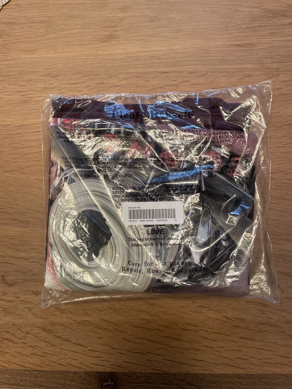 Supreme Braces Tee (FW22) Size US XL / EU 56 / 4 - 2 Thumbnail