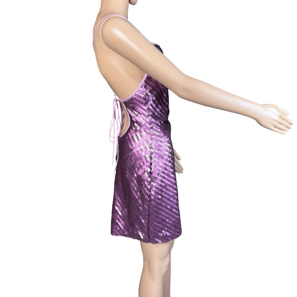 Other NWT New $289 SUBOO Zoe Cowl Neck Mini Magenta Dress Size XS Size XS / US 0-2 / IT 36-38 - 3 Thumbnail