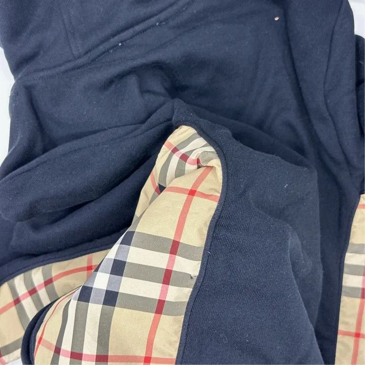 Burberry Burberry Burberry Kids SS23 Black Plaid Hoodie-2507 Size US L / EU 52-54 / 3 - 6 Thumbnail