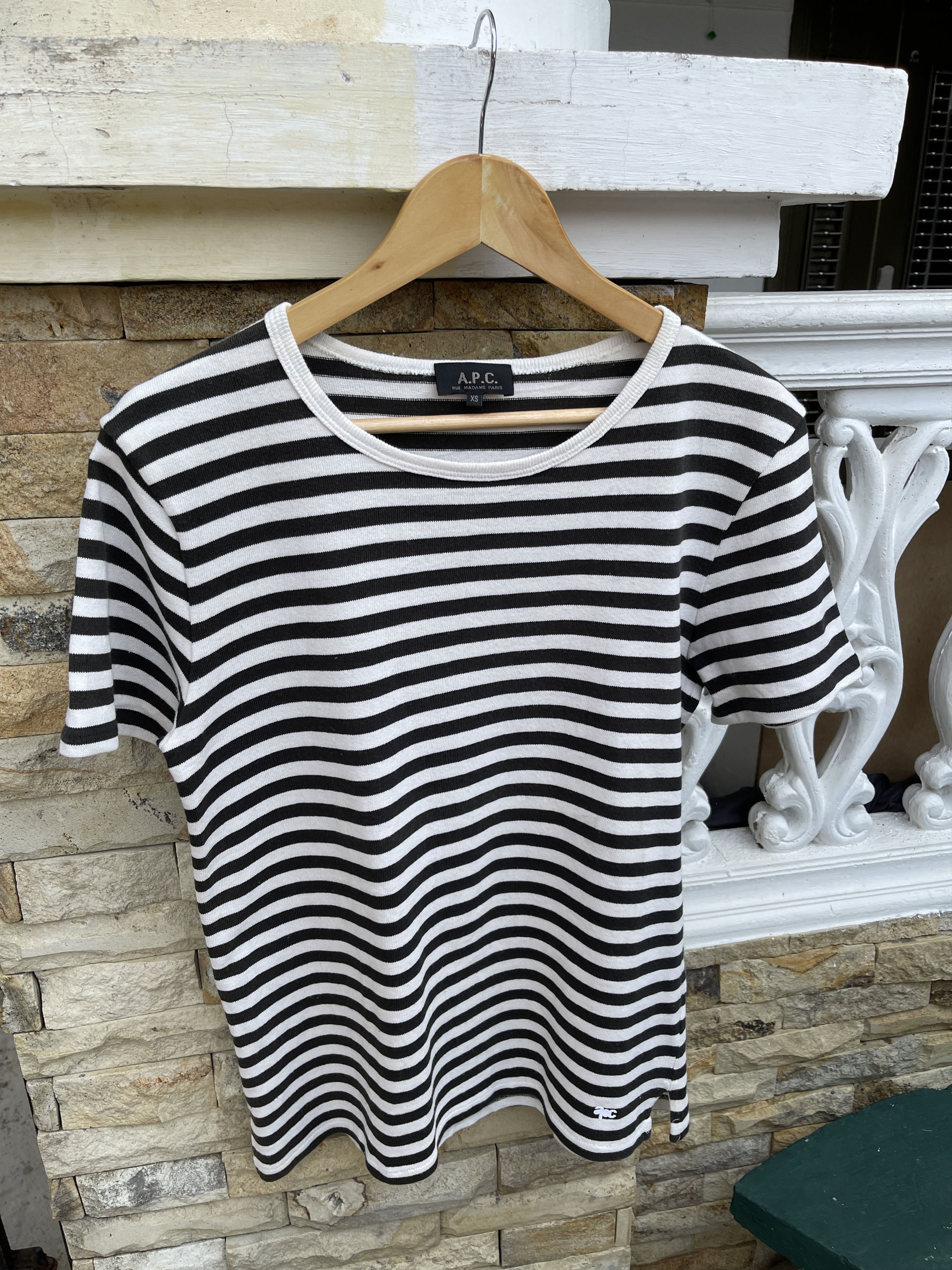 A.P.C. Rare‼️Vintage APC Striped T Shirt Size US XS / EU 42 / 0 - 3 Thumbnail