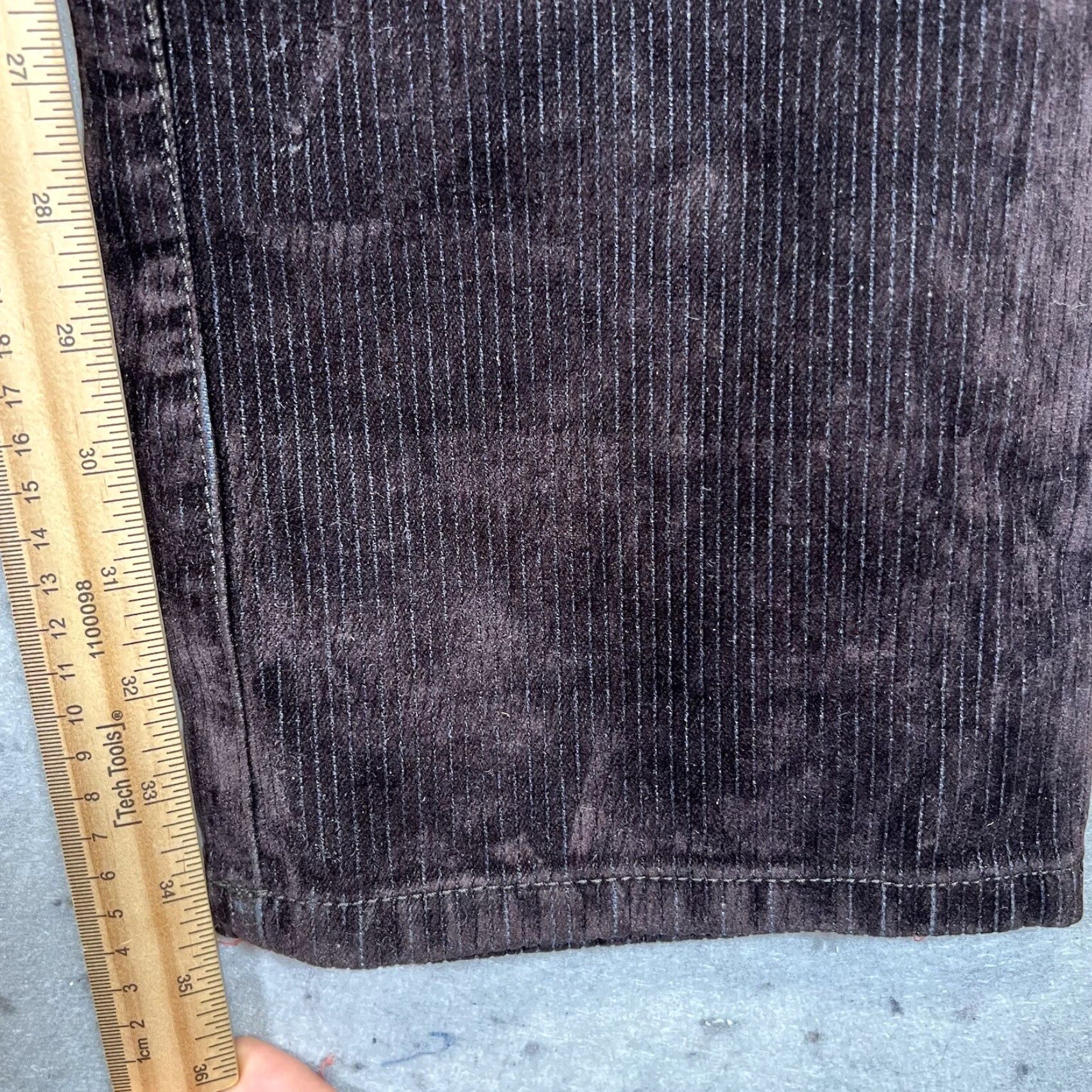 Vintage VINTAGE Alberto Denim Jeans Adult 32 x 34 Purple Denim Straight Size US 32 / EU 48 - 5 Thumbnail