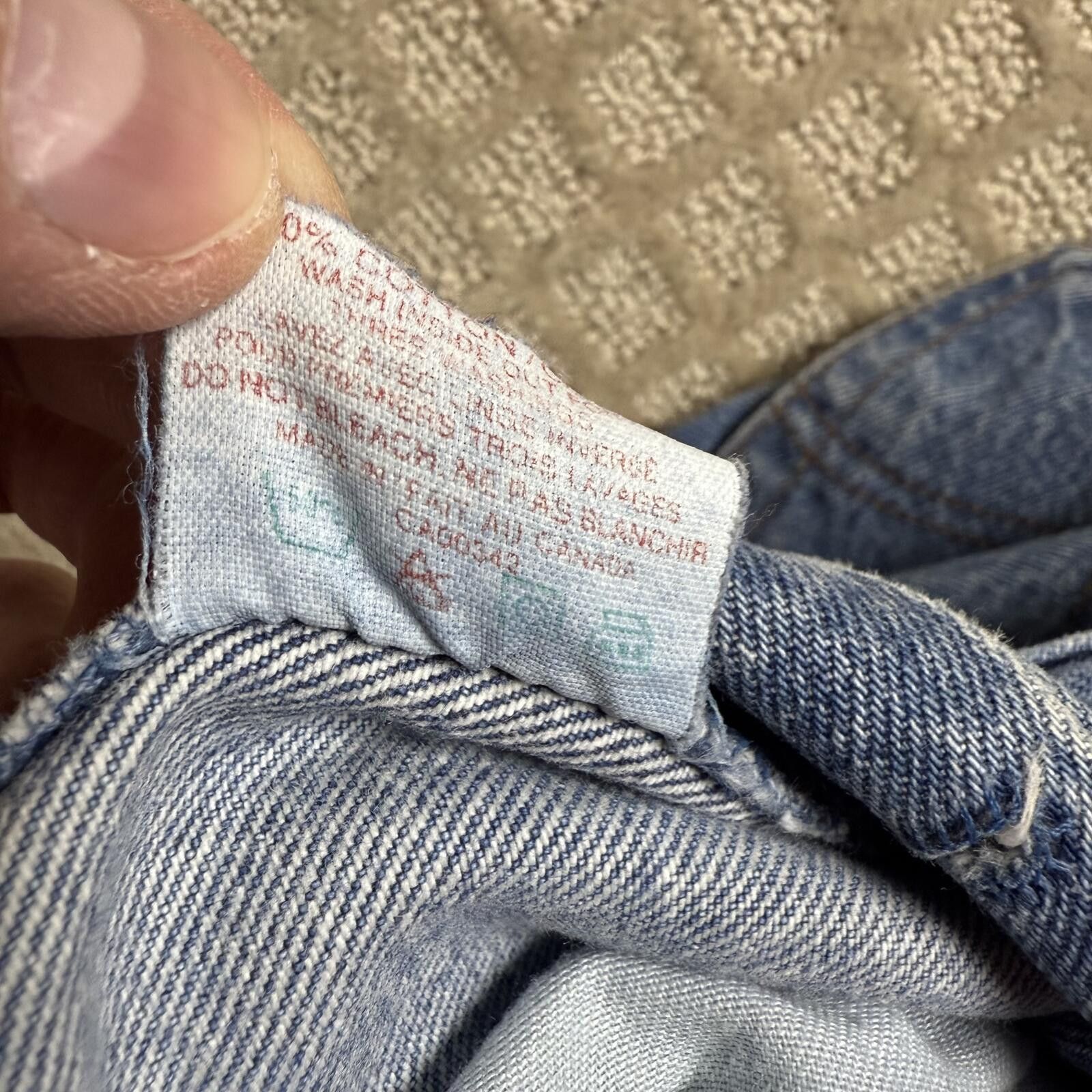Other Vintage Levi’s Straight Leg Jeans Size 34x33 Canada Made Size US 34 / EU 50 - 4 Thumbnail