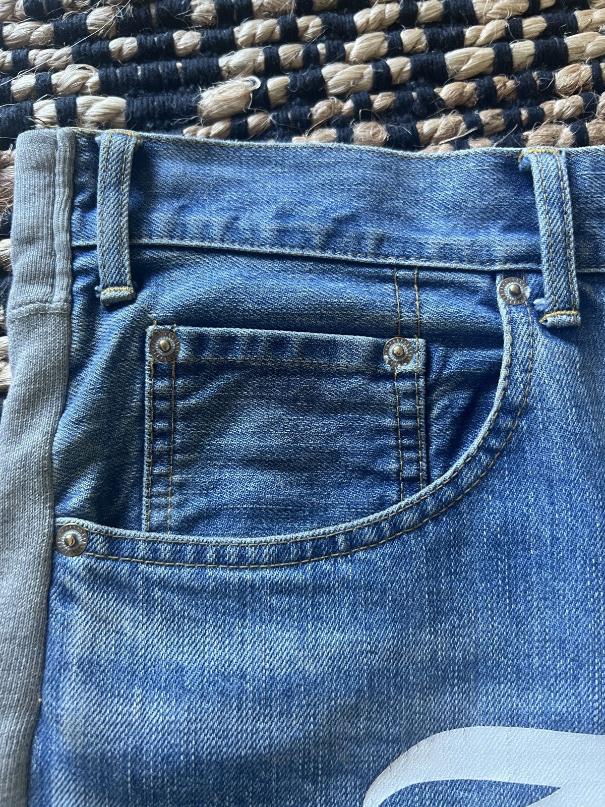 Undercover Undercover *Sample* AW03 Paperdoll Arabic Hybrid Denim Size US 36 / EU 52 - 2 Thumbnail