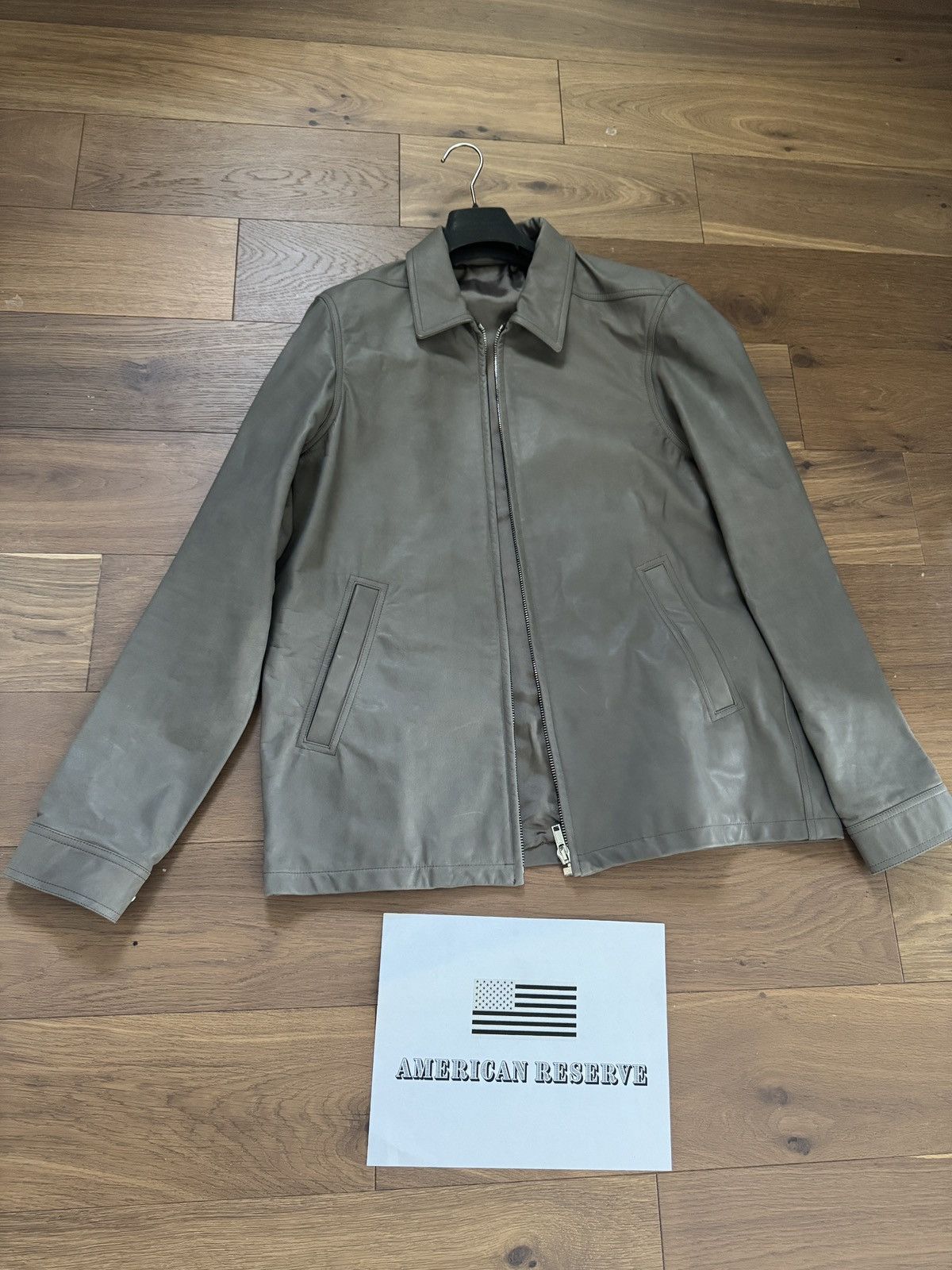 Rick Owens RICK OWENS LIDO SS24 BRAD LEATHER JACKET Size US L / EU 52-54 / 3 - 4 Thumbnail