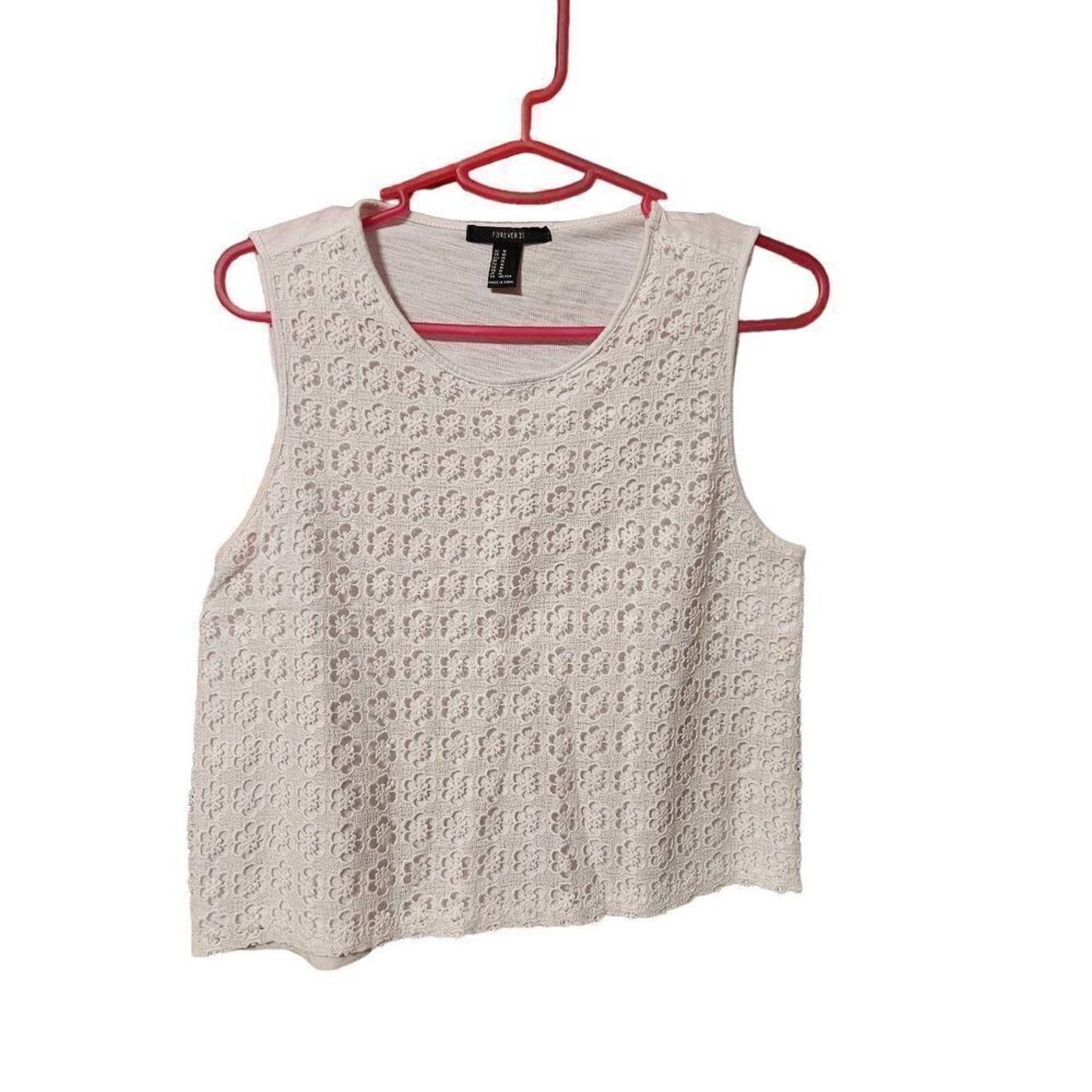 Forever 21 Forever 21 M white blouse Size M / US 6-8 / IT 42-44 - 1 Thumbnail
