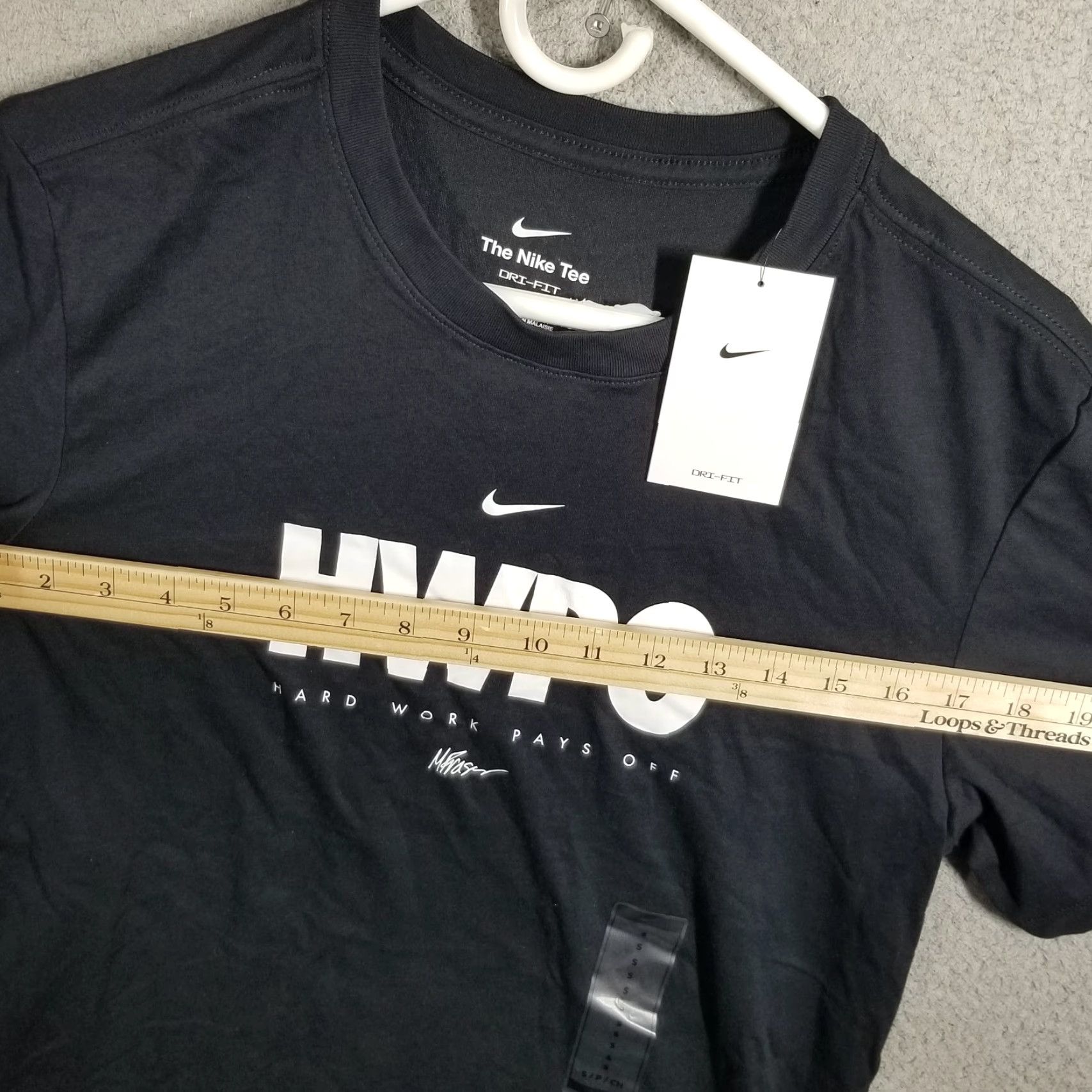 Nike Nike CrossFit T-Shirt Mens Small Black Nike Dri-FIT Fraser HWPO Graphic Print 2020s 010 DA1594 Size US S / EU 44-46 / 1 - 6 Thumbnail