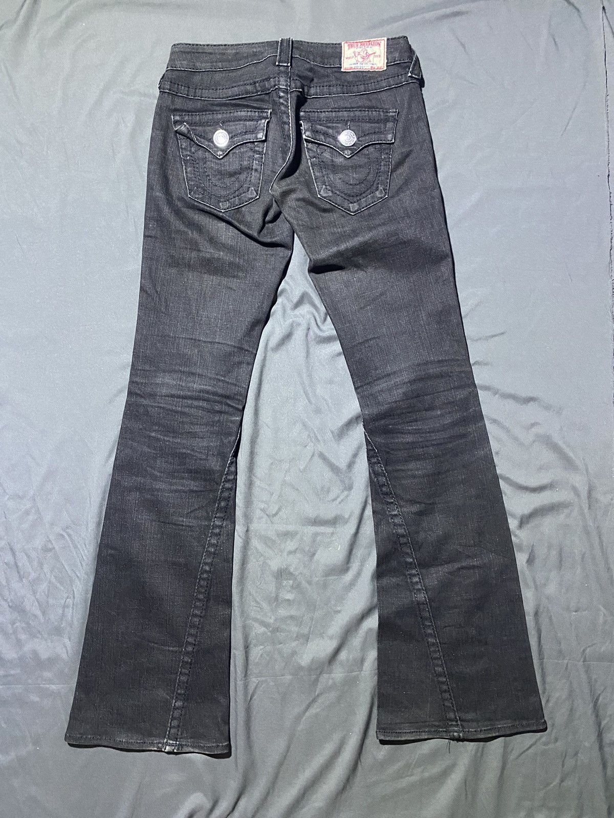 If Six Was Nine × True Religion × Vintage True Religion Women Flare Jeans Size 29" - 1 Thumbnail