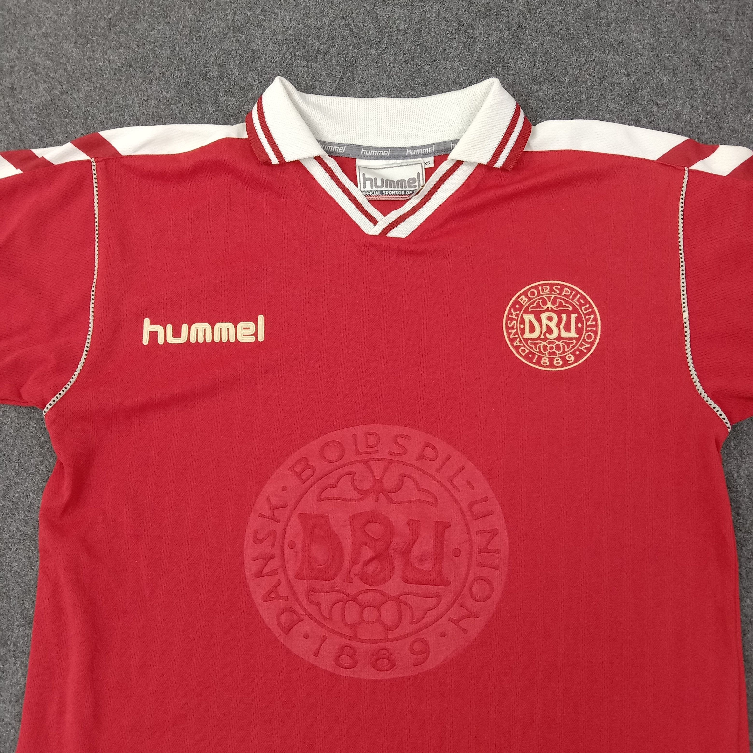 Hummel Hummel DBU Dansk Bold Pil-Union 90's Jersey C259N9 Size US M / EU 48-50 / 2 - 3 Thumbnail
