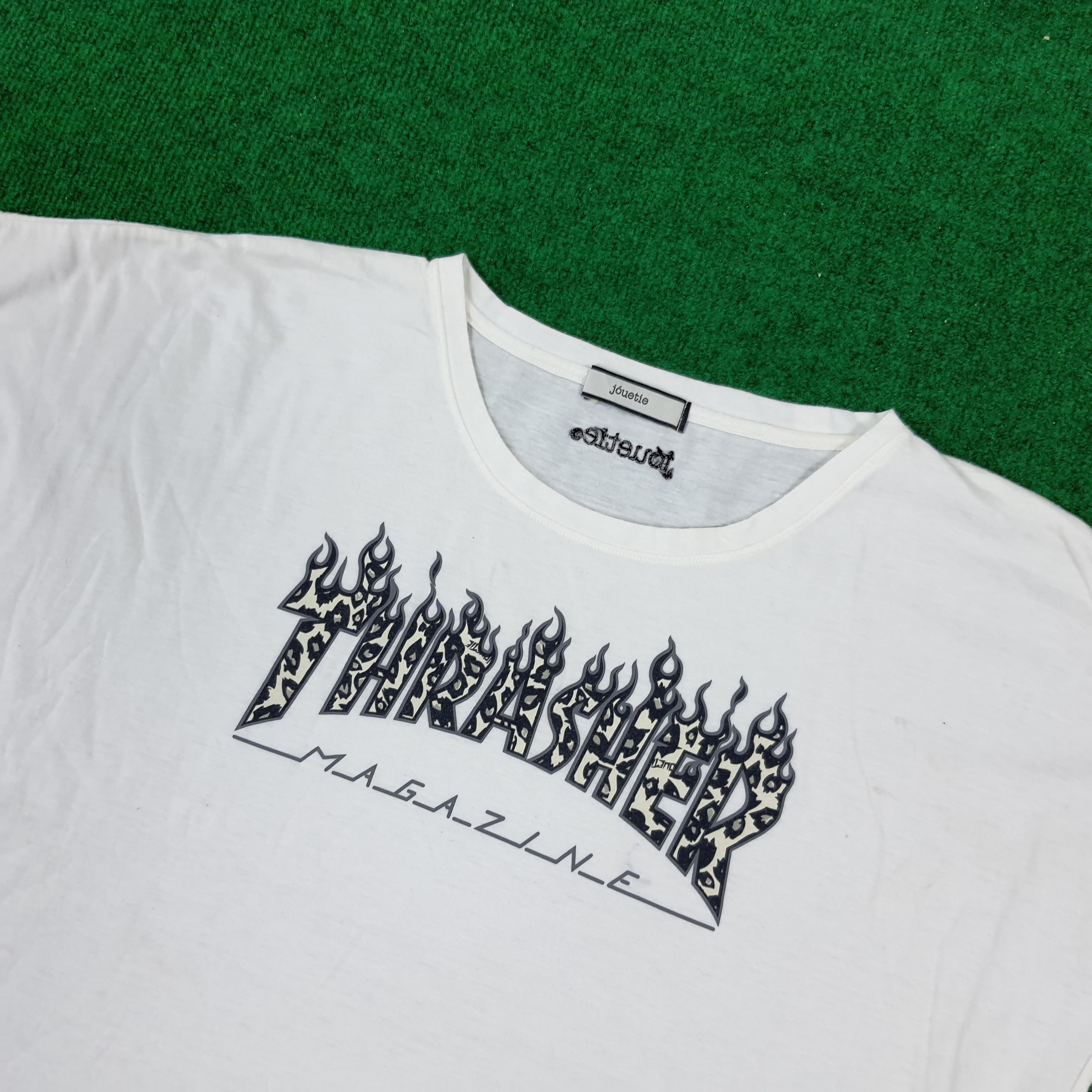 Japanese Brand × Thrasher Vintage Jouetie x Thrasher Magazine Japan Brand Tshirt Size L / US 10 / IT 46 - 2 Thumbnail