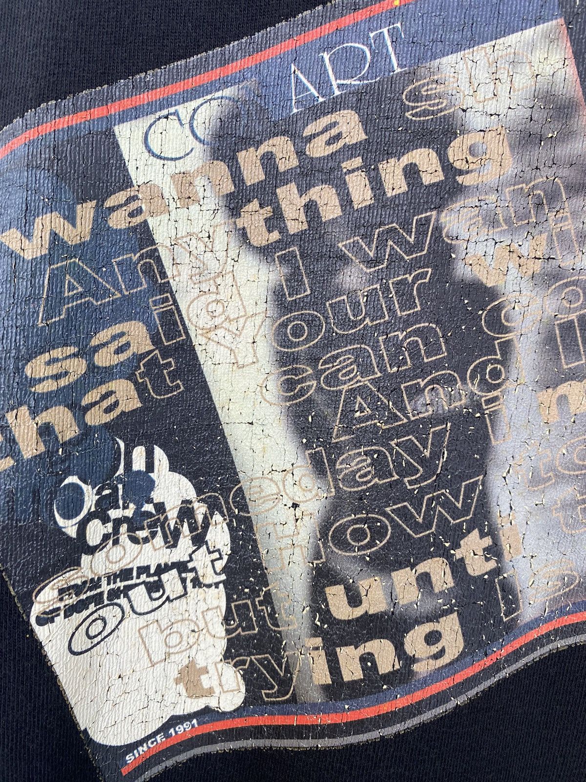 Rap Tees × Vintage Vintage Conart Hip hop Streetwear Spell out Logo T shirt Size US L / EU 52-54 / 3 - 8 Thumbnail
