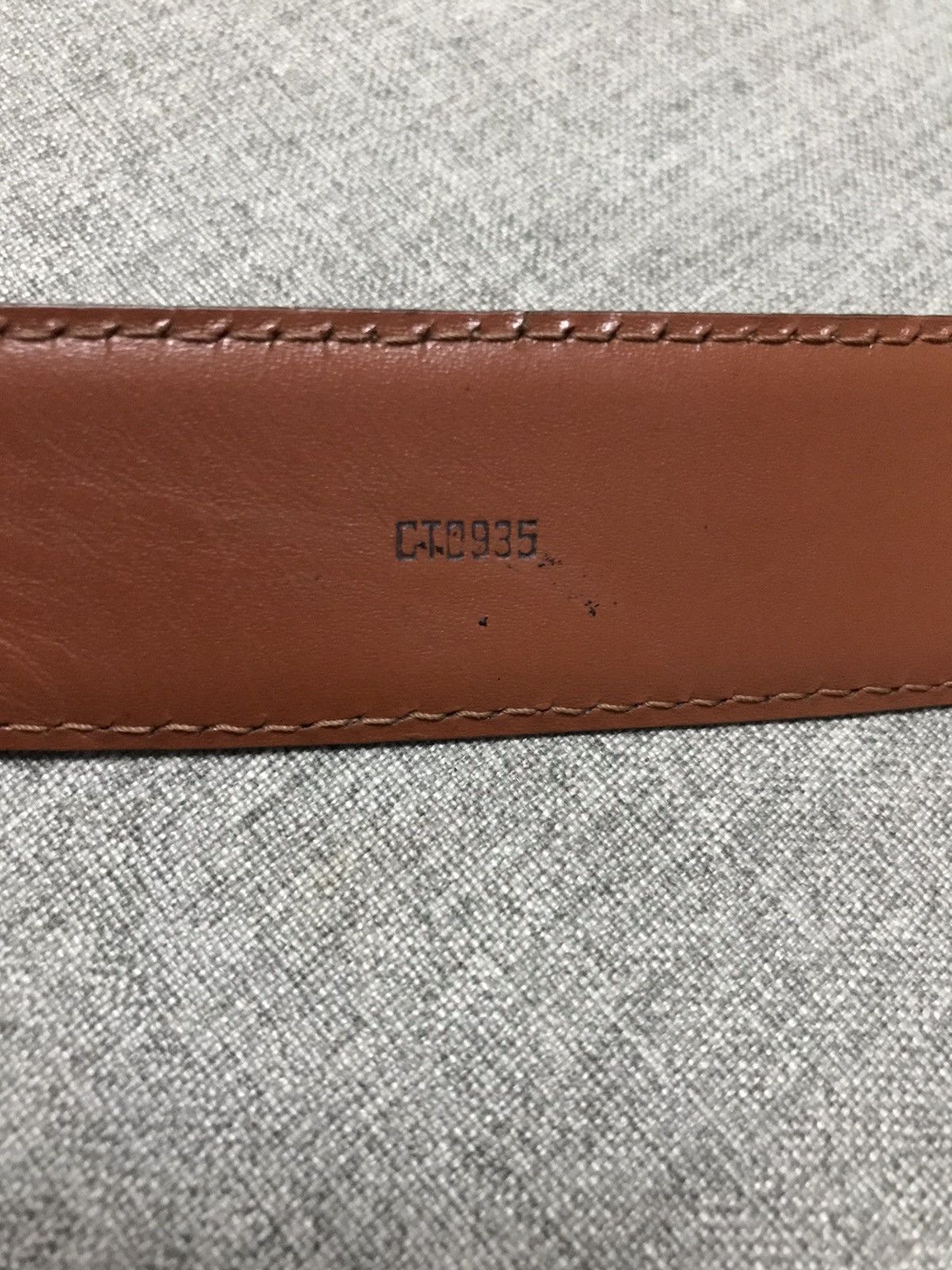 Louis Vuitton Vintage Louis Vuitton Epi Leather Brown Belt Size ONE SIZE - 12 Thumbnail