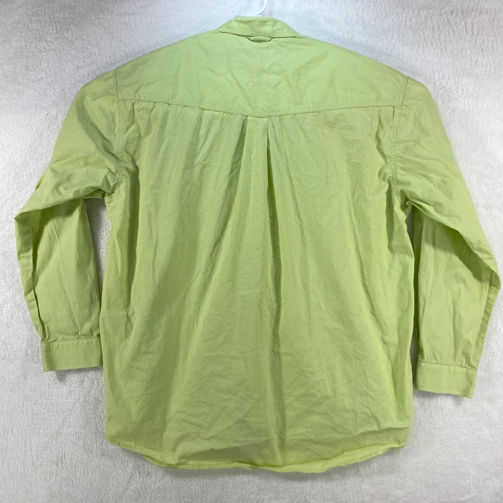 Roper VINTAGE Roper Cowboy Western Workwear Button Up Lime Green Shirt Long Sleeve Mens XL Size US XL / EU 56 / 4 - 2 Thumbnail