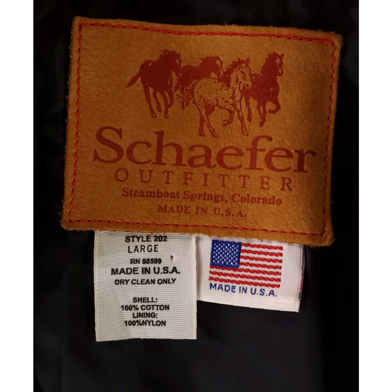 Vintage Schaefer Outfitter Original Drifter Jacket Corduroy Collar Brown Made USA Mens L Size US L / EU 52-54 / 3 - 4 Thumbnail