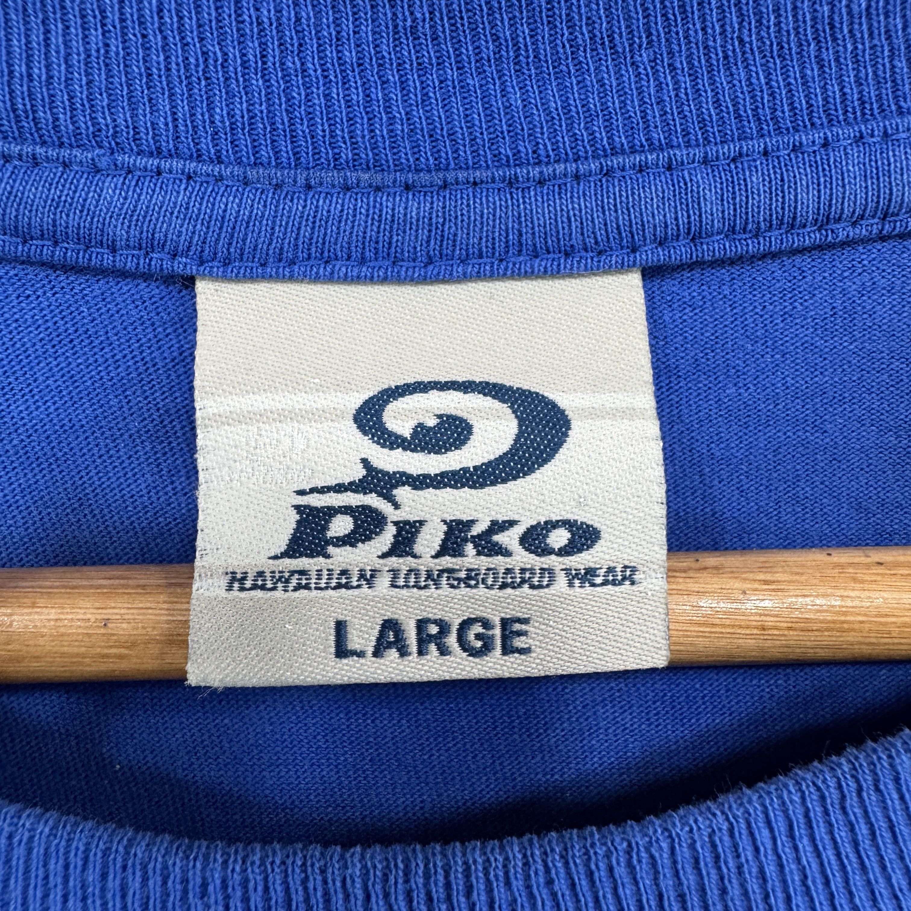 Vintage Rare Vintage Piko Hawaii Surfing Sunfaded Tshirt Size US L / EU 52-54 / 3 - 6 Thumbnail