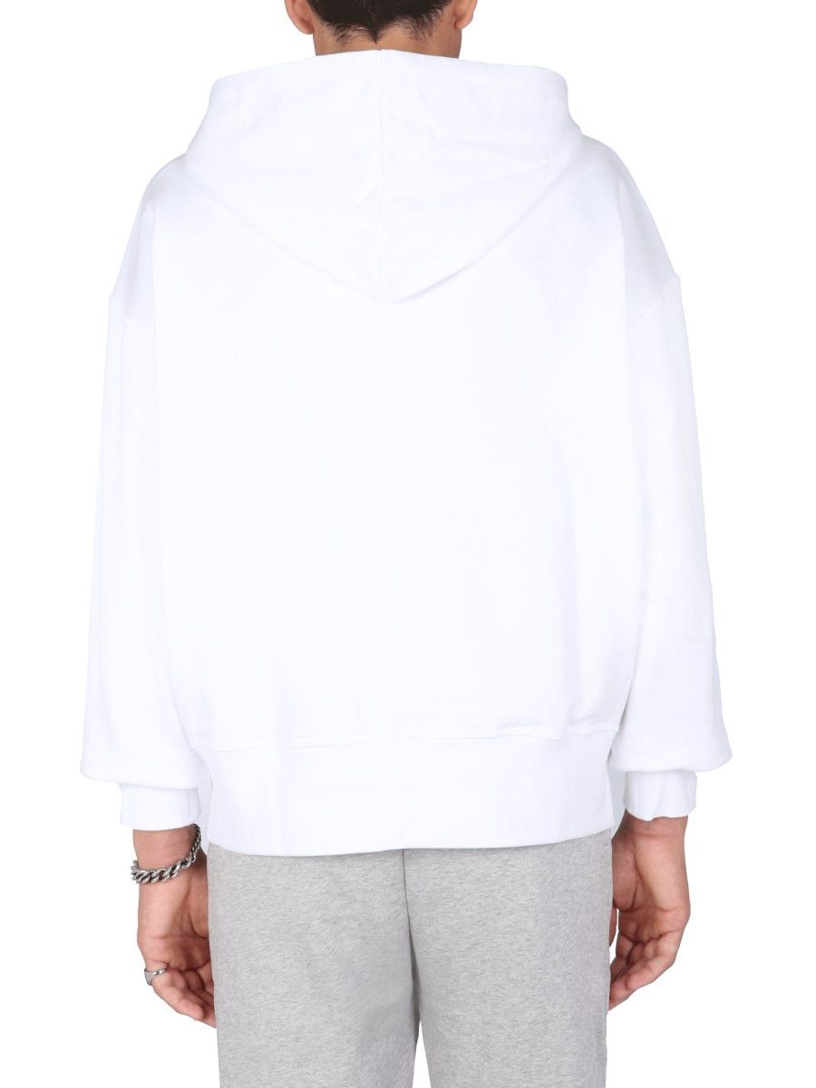 Alexander McQueen o1y1024 Hooded Sweatshirt In White Size US M / EU 48-50 / 2 - 4 Thumbnail