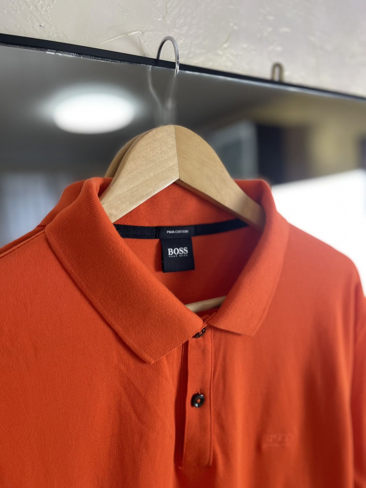 Hugo Boss Hugo Boss Pallas Premium Pima Cotton Breathable Polo Size US XXL / EU 58 / 5 - 2 Thumbnail