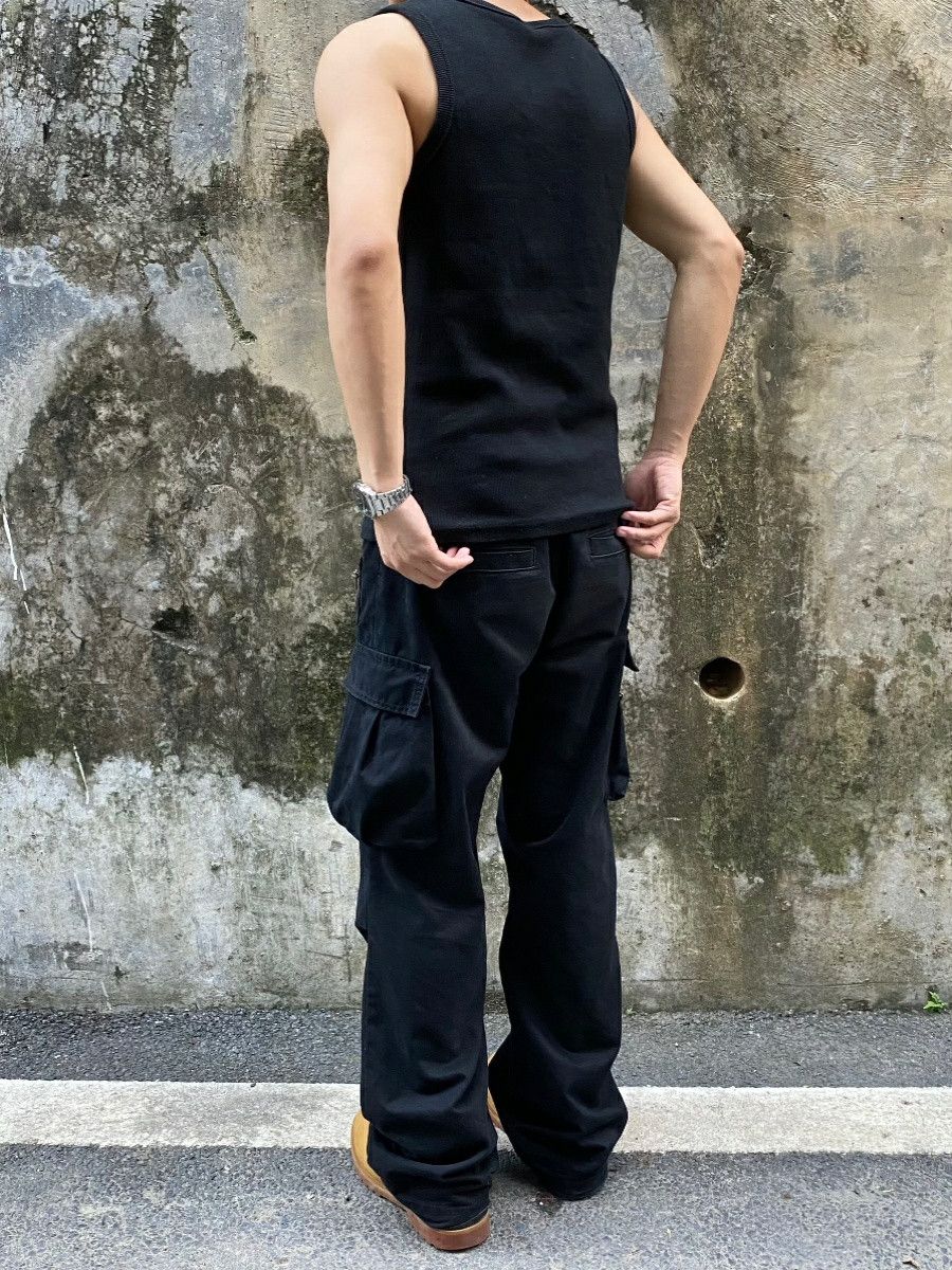 zipper utility skate hiphop loose baggy cargo pants