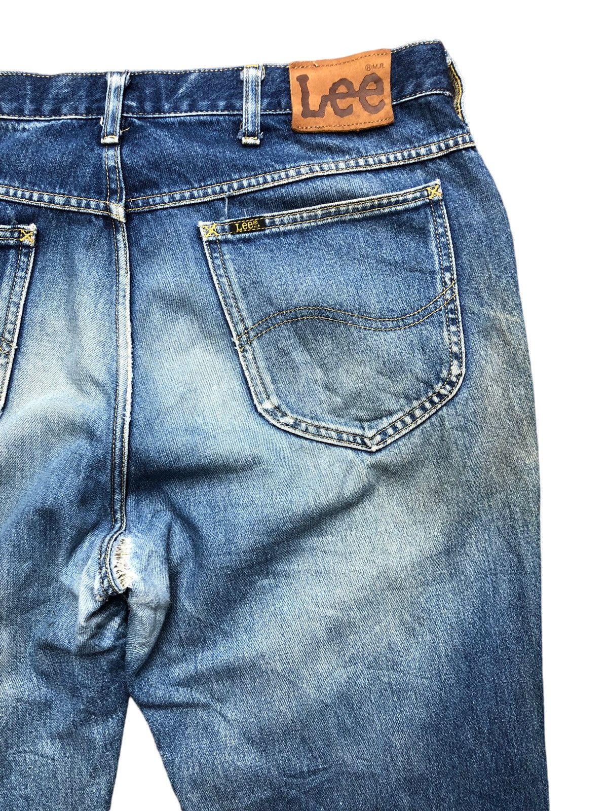 Japanese Brand × Lee × Vintage Vintage Lee Ripped Distressed Denim Jeans Size US 35 - 11 Thumbnail