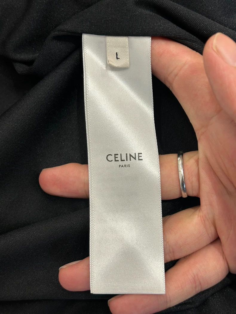 Celine CELINE Tiger print plain knit double-sided loose collar Le Size L / US 10 / IT 46 - 5 Thumbnail