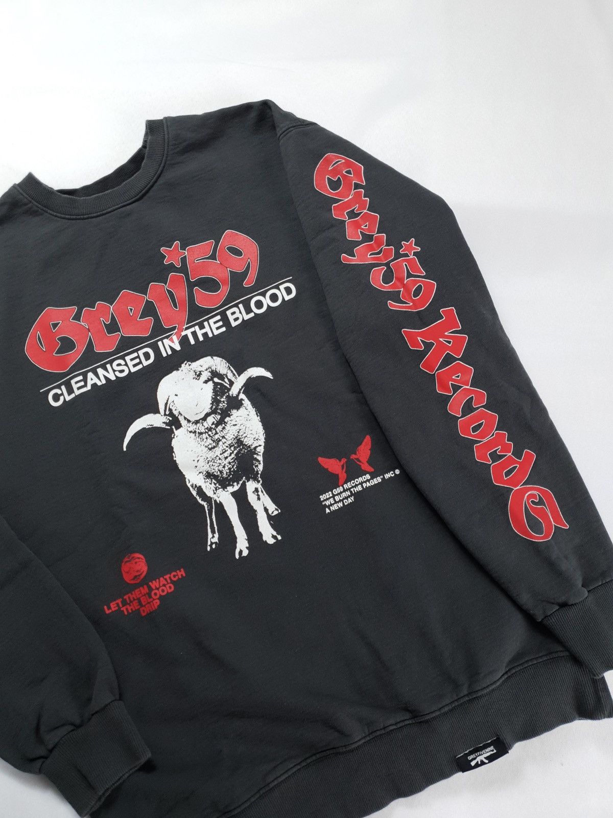 G59 Records G*59 Blood Of The Lamb Crewneck (2022) Size US L / EU 52-54 / 3 - 2 Thumbnail