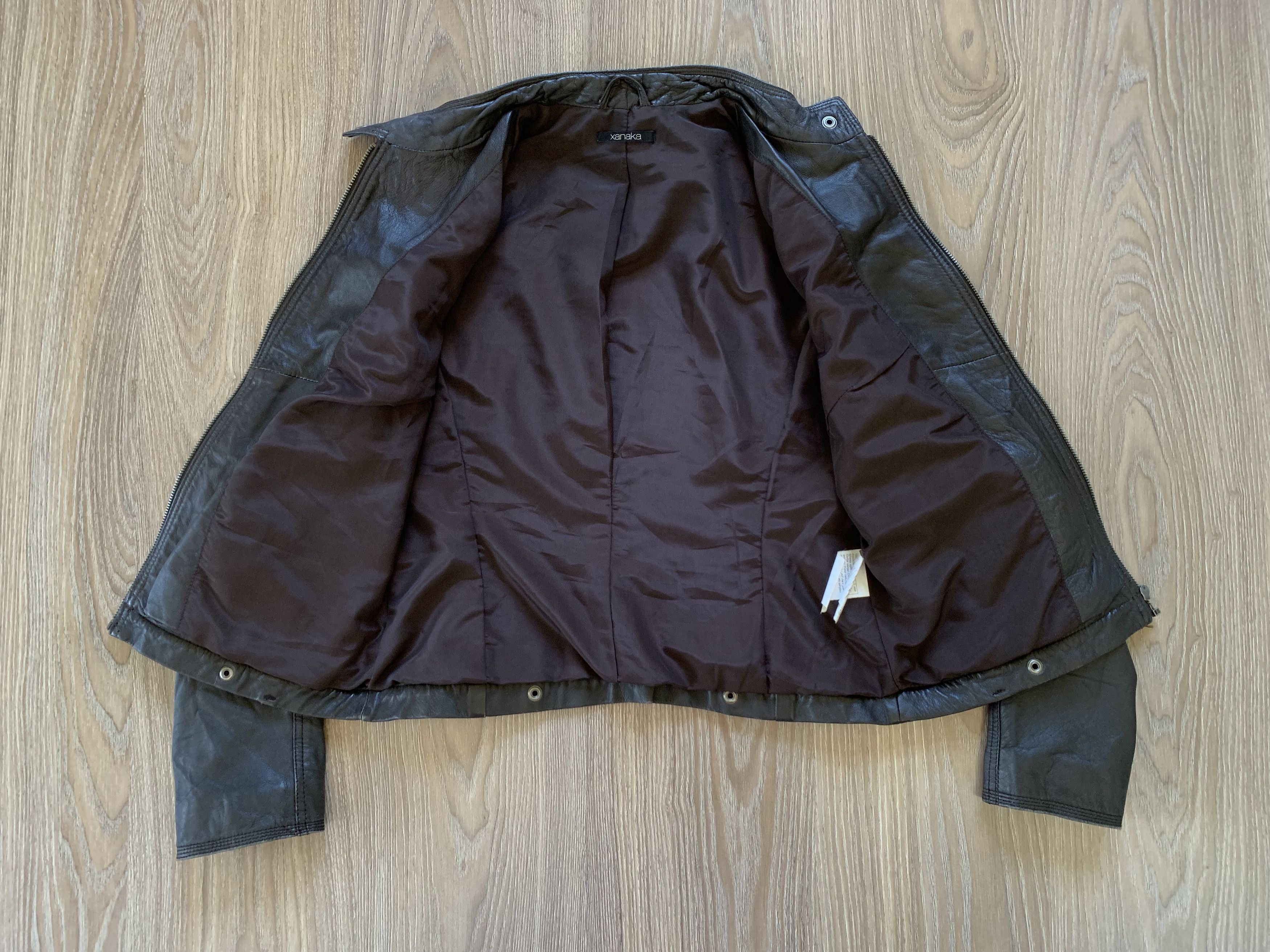 Japanese Brand Vintage Xanaka Leather Biker Jacket Size M / US 6-8 / IT 42-44 - 4 Thumbnail