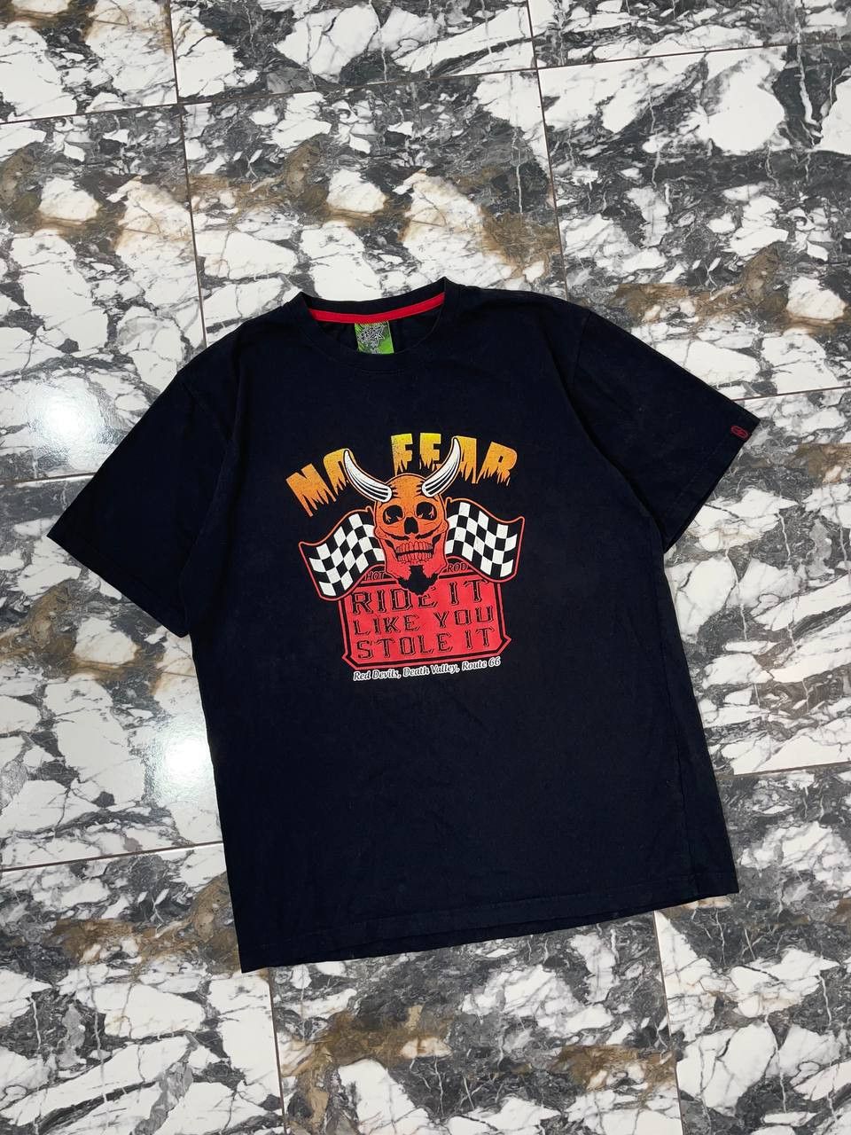 No Fear Vintage 90s No Fear Y2K Youth T-shirt with avant-garde logo Size US XL / EU 56 / 4 - 1 Thumbnail
