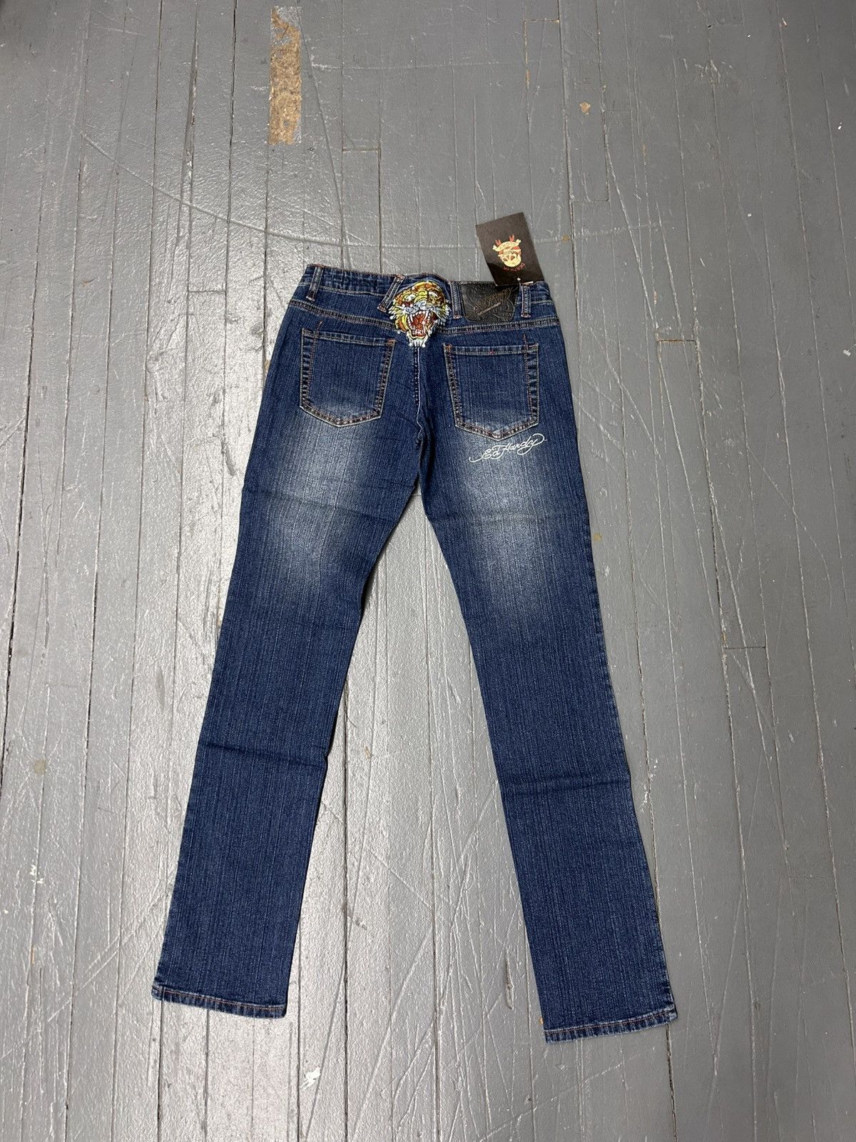 Christian Audigier × Ed Hardy Ed Hardy by Christian Audigier Tiger Jeans Women’s Size 26" / US 2 / IT 38 - 2 Thumbnail