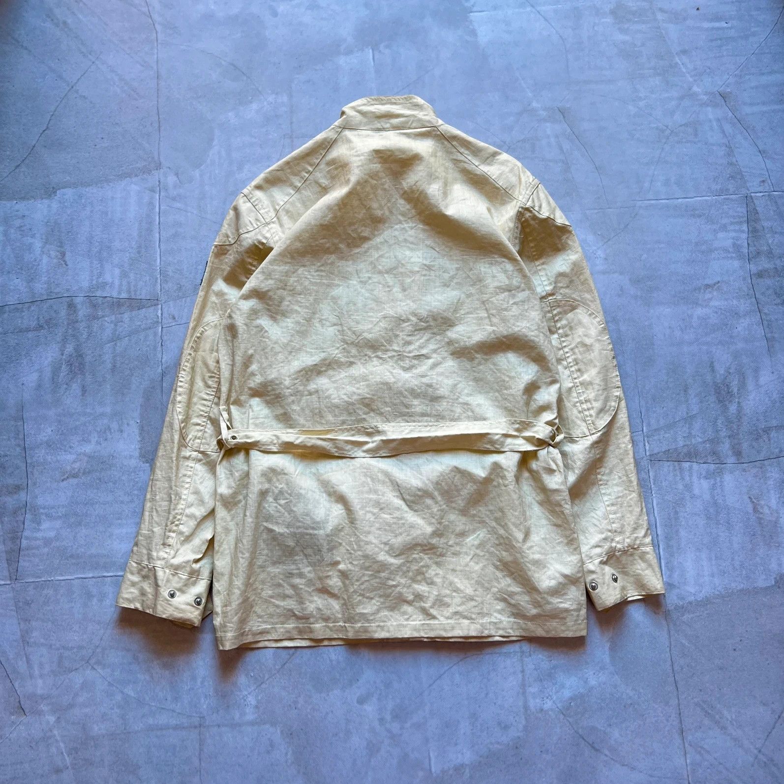 Belstaff vintage Belstaff Bomber jacket coat 90s motorcycle linen Size US M / EU 48-50 / 2 - 2 Thumbnail