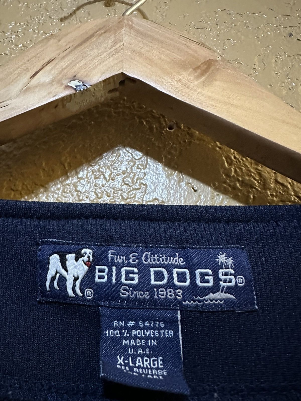 Vintage 📌 vintage Big Dogs baseball jersey xl Size US XL / EU 56 / 4 - 4 Thumbnail