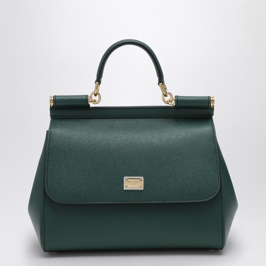 Dolce & Gabbana o1d2blof0824 Size : OS / Large Handbag in Dark Green Size ONE SIZE - 1 Thumbnail