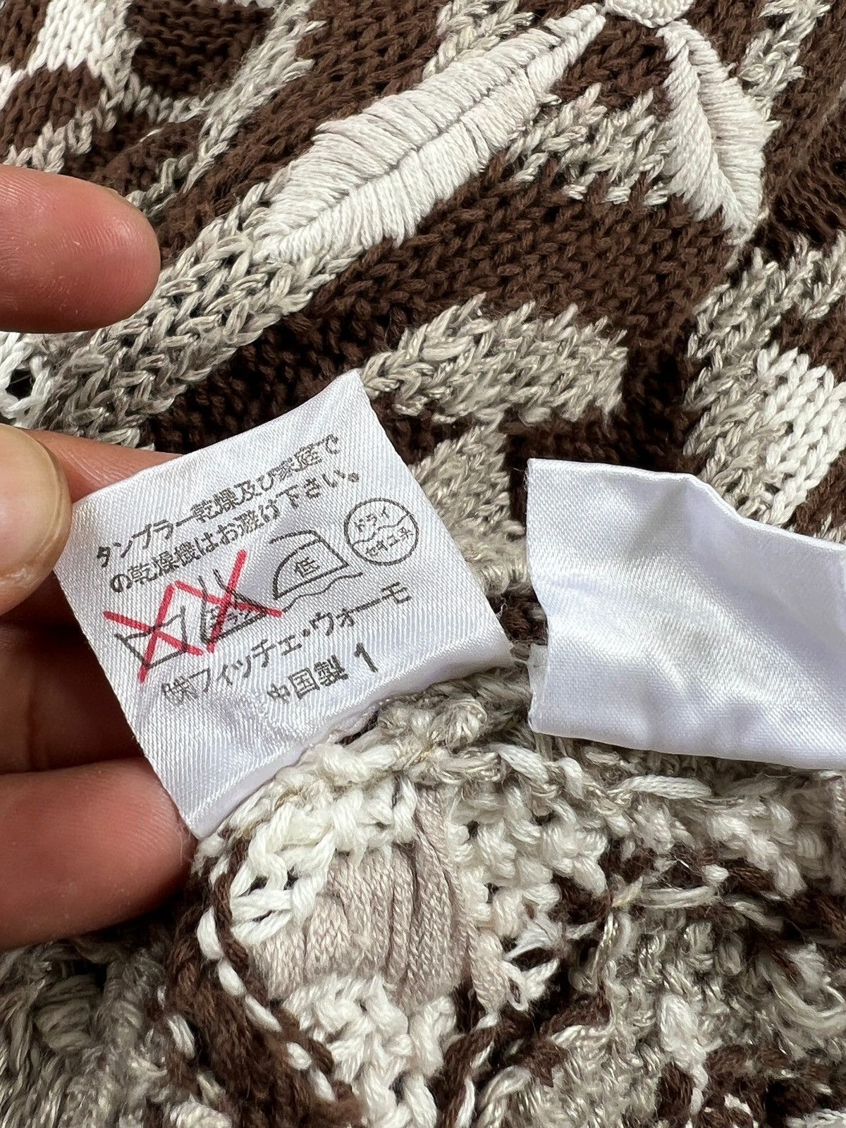 Designer × Japanese Brand × Yoshiyuki Konishi 1990 Ficce Yoshiyuki Konishi Handknit Oversized Sweater Size US XL / EU 56 / 4 - 12 Thumbnail