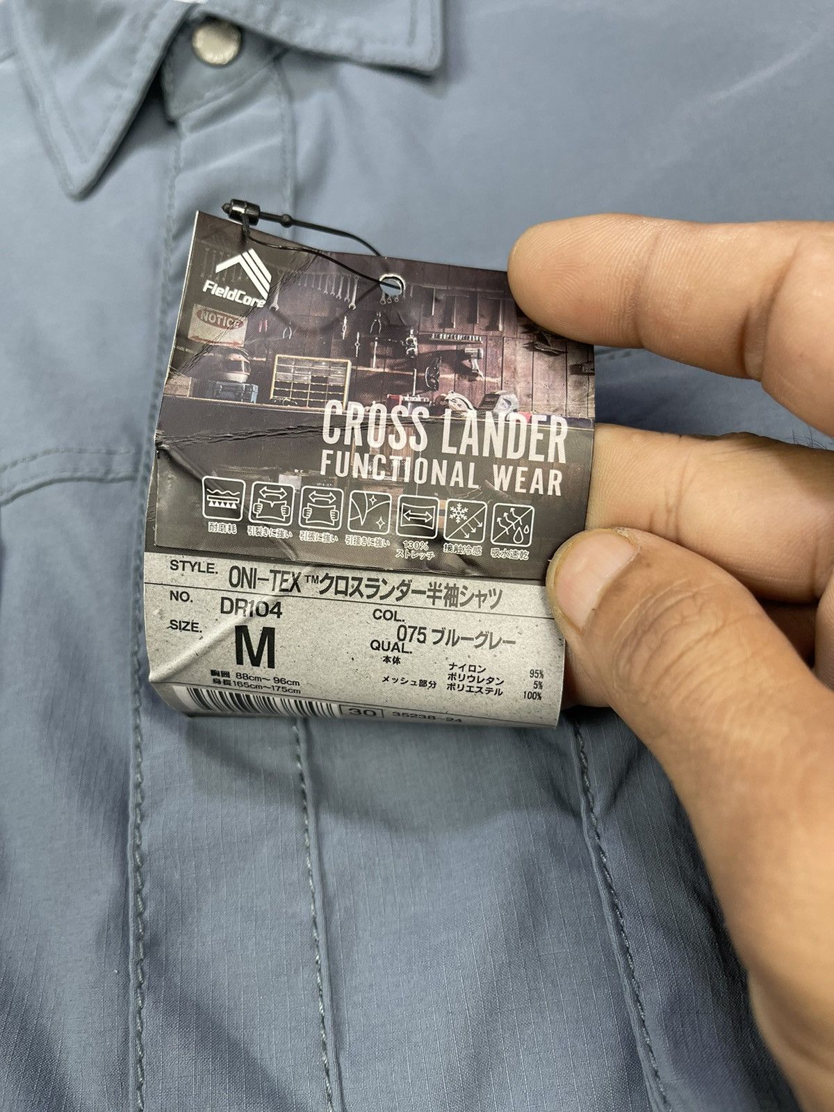 Japanese Brand Fieldcore Cross Lander Oni Tex Ripstop Working Garment Size US M / EU 48-50 / 2 - 8 Thumbnail