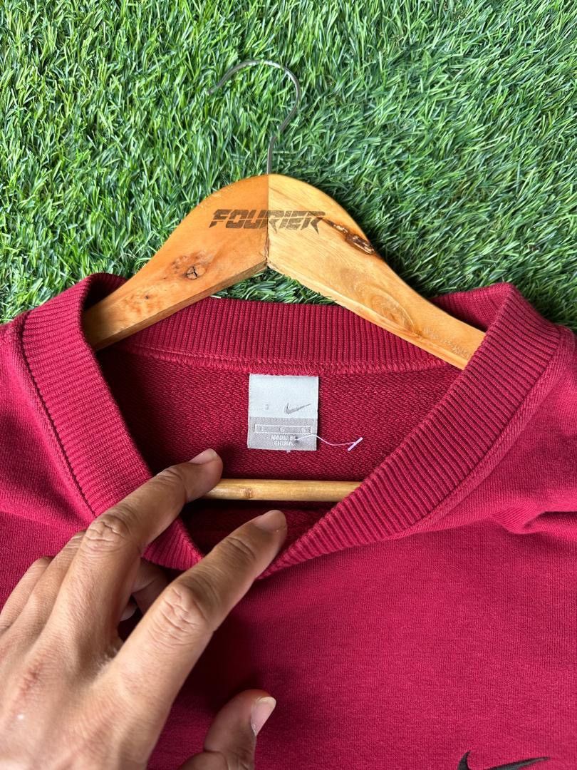 Nike × Vintage VINTAGE Y2K NIKE MINI SWOOSH SWEATSHIRT Size US L / EU 52-54 / 3 - 4 Thumbnail