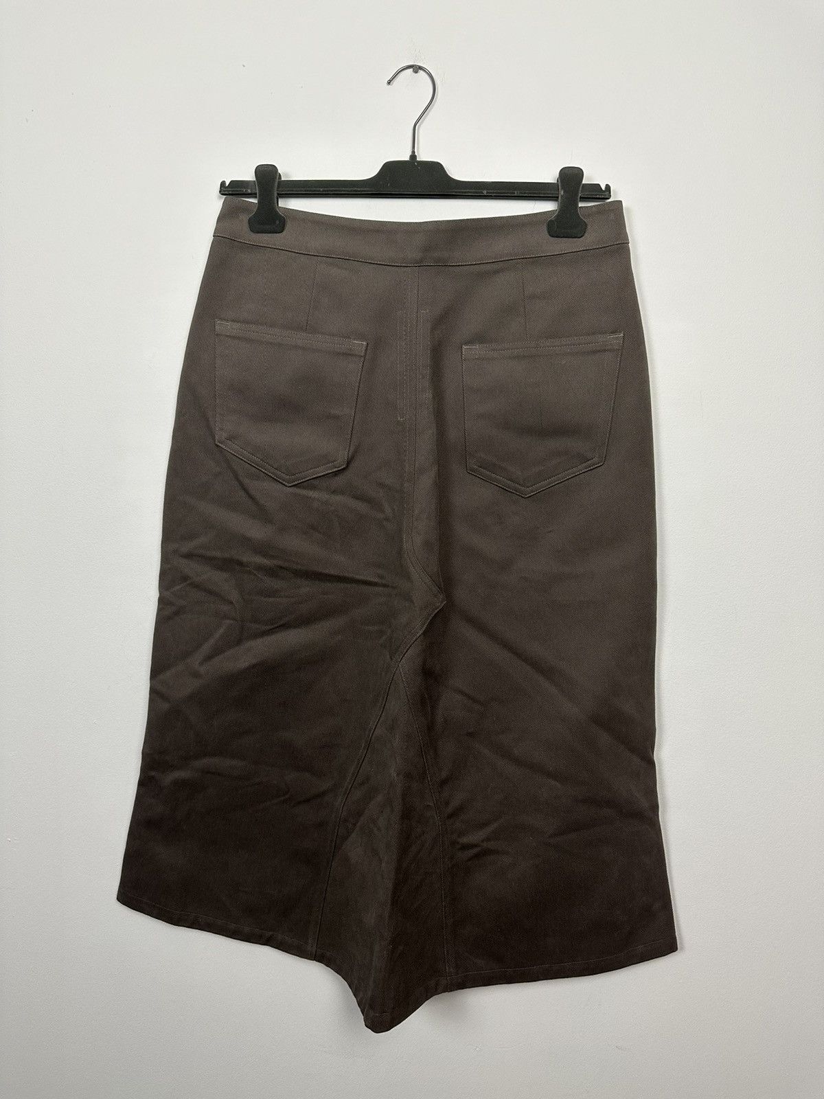 Rick Owens FW22 ‘STROBE’ Cotton Flannel Godet Skirt Size US 34 / EU 50 - 4 Thumbnail