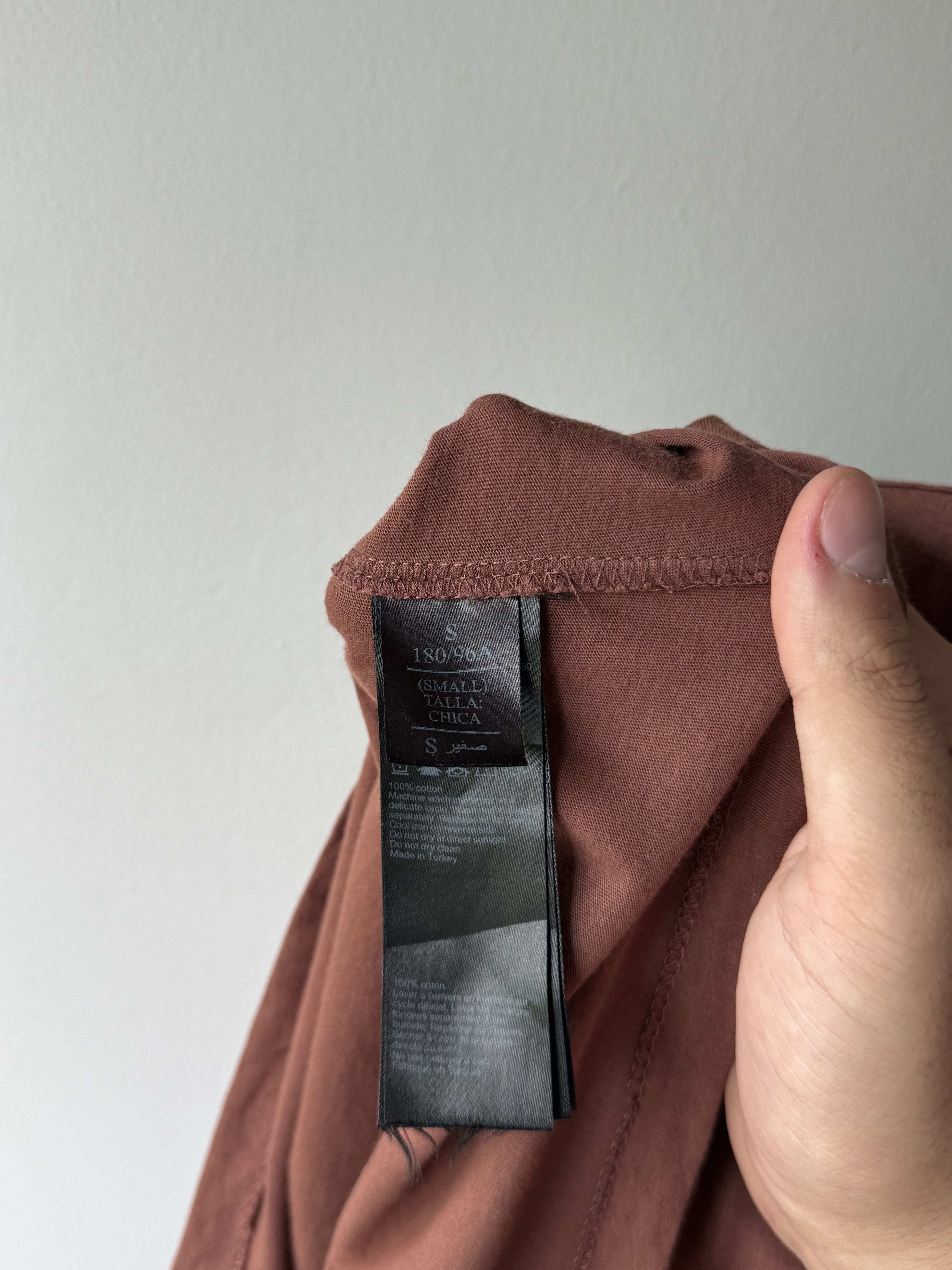 Allsaints Mens Allsaints Tonic V-Neck Rust Red Cotton S/S Logo T-Shirt Size US S / EU 44-46 / 1 - 15 Thumbnail