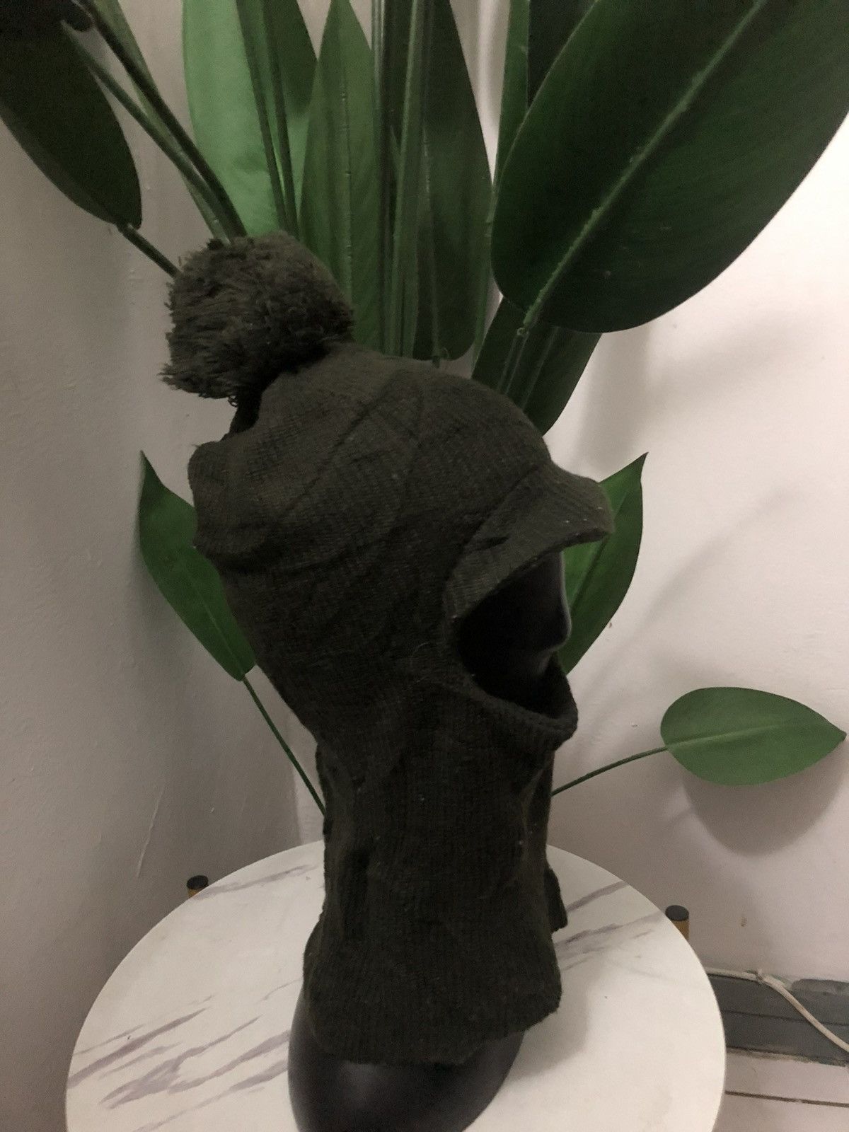 Vintage BALACLAVA BEANIE HAT GREEN ARMY Size ONE SIZE - 5 Thumbnail