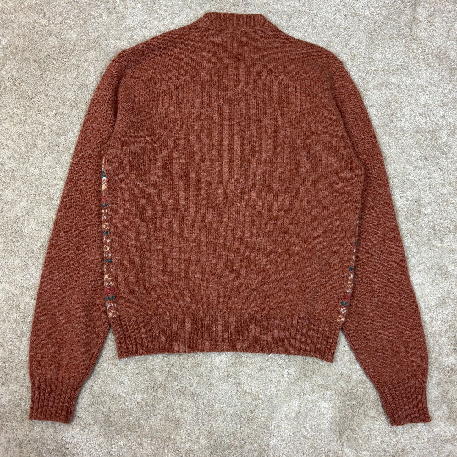 Pendleton × Vintage Vintage 80s Pendleton Wool V Neck Fair Isle Sweater Men's S Size US S / EU 44-46 / 1 - 3 Thumbnail