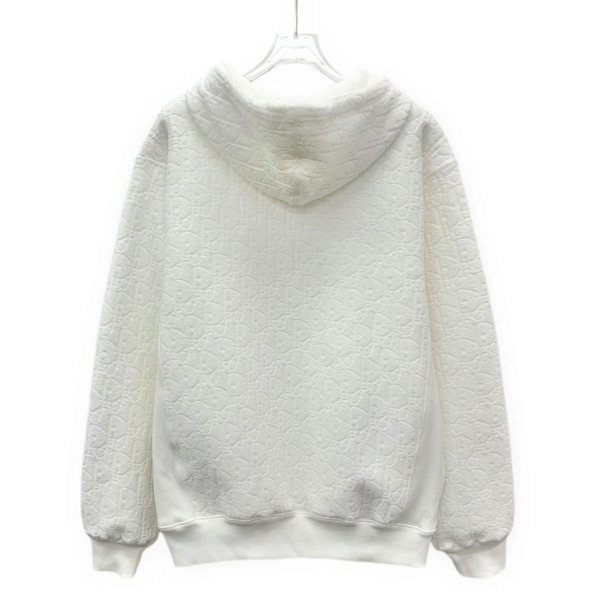 Dior Dior Logo Jacquard All Over Print Hooded Sweatshirt K26WX Size US S / EU 44-46 / 1 - 2 Thumbnail