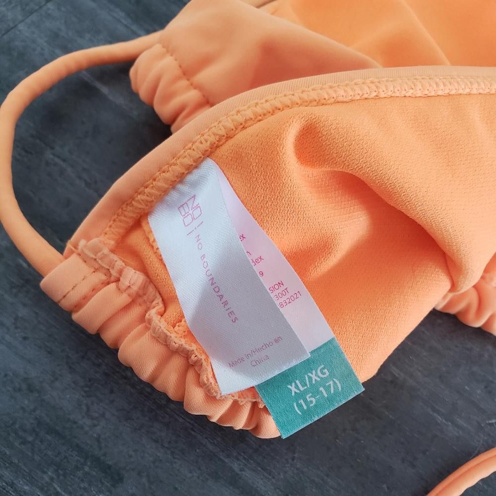 Designer Orange Neon NB Bikini Top Size ONE SIZE - 3 Thumbnail
